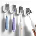 4 Pack Adhesive Wall Mount Toothbrush Holder by Unknown