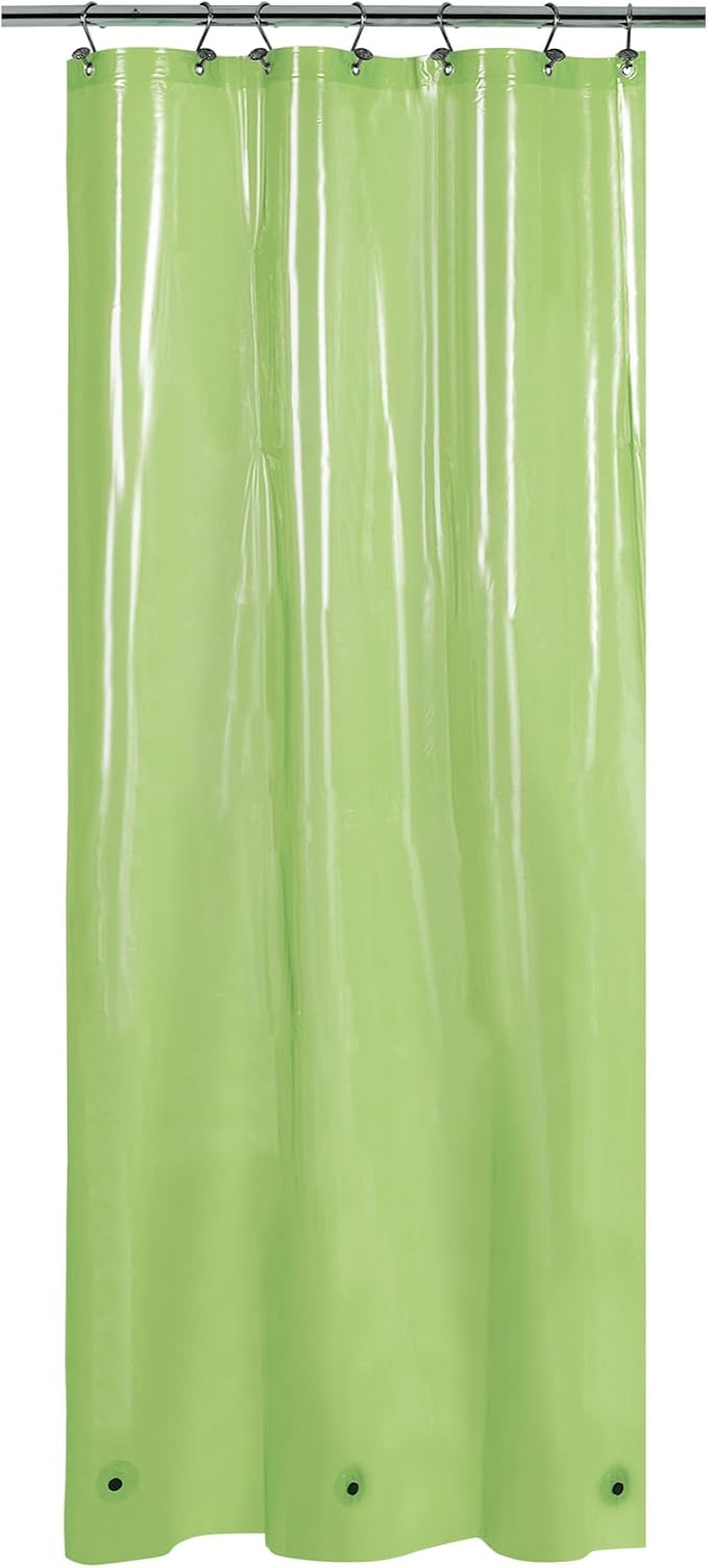 Barossa Design Clear Green Stall Shower Curtain Liner 36Wx72H - Image 8