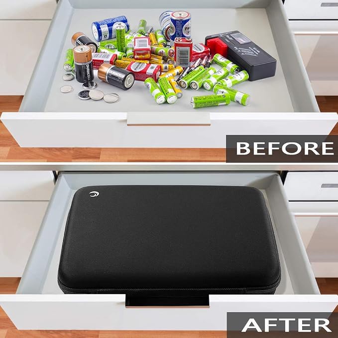 Comecase Battery Organizer Storage Case - Image 9