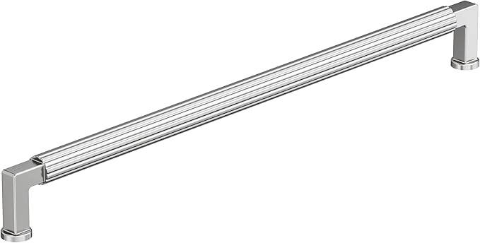 Amerock Ballard 12-5/8 inch (320mm) Center-to-Center Polished Chrome Cabinet Pull, BP3764926