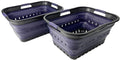 SAMMART 42 Collapsible Plastic Laundry Basket, Foldable Pop Up Storage by SAMMART