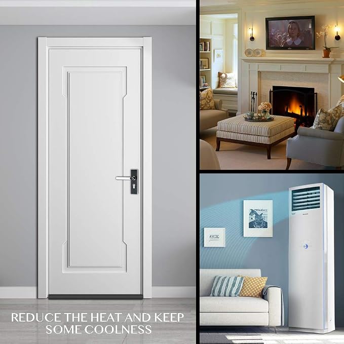 Waterproof Twin Door Draft Stopper Adjustable Size 30" to 36" Weather Stripping - Image 7