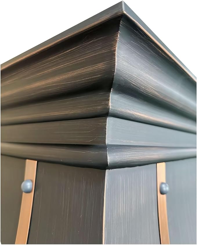 Handmade Copper Range Hood, Custom Kitchen Hood with High Airflow Built-in Range Hood, Natural Copper Stove Vent Hood for Kitchen, 36"W x 39"H Wall Mount, HCW22PC-363922NCLH
