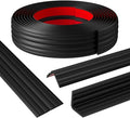 Wall Corner Protector & Edge Guard，Peel and Stick Wall Trim Moulding Inside & Outside Corner Molding Trim Caulk Strip, Self Adhesive Trim for Wall Edge,Ceiling,Countertop, 2.36” W x20’ L，Black