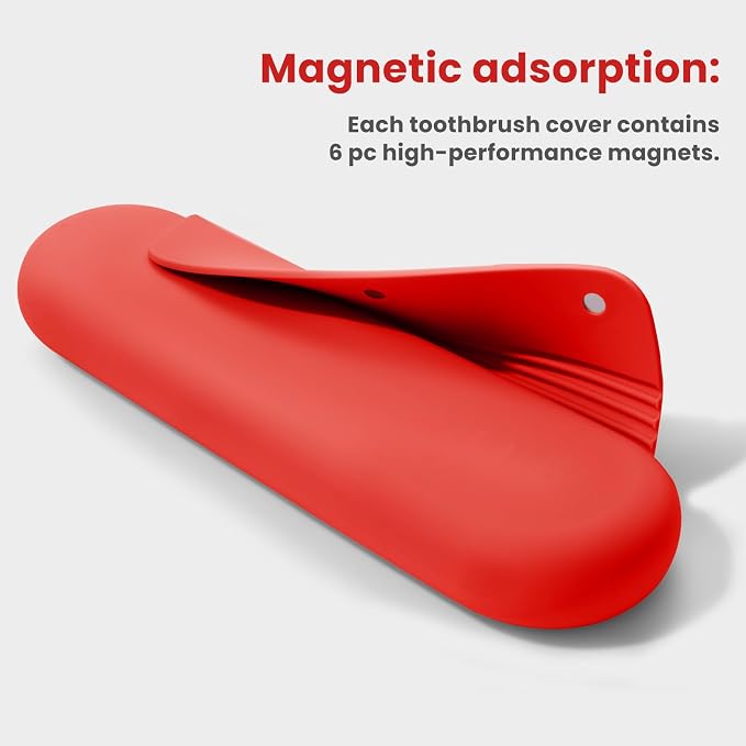 Silicone Electric Toothbrush Travel Case, Manual Toothbrush Travel Cover - Image 5