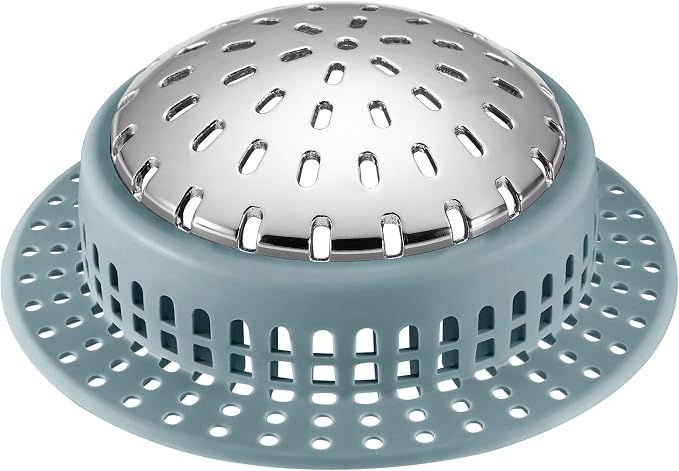 Aluvor Bathtub Drain Hair Catcher Shower Drain Cover Sink Drain Protector | by SayGoodbyetoHairClogging