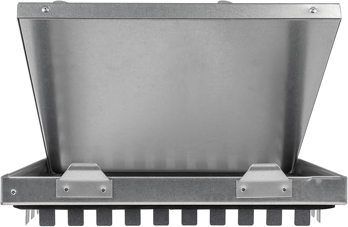Repa Market 12 x 12 Inch Galvanized Steel Duct Access Door – Airtight Insulated Crawl Space Access Doors - Inspection HVAC Panel with Hinged 2 Clasp Lock Door – Door Access for Ventilation Cleanout