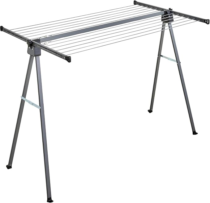 CROS Outdoor Portable Folding Clothesline, 46FT Heavy Duty Stainless Steel by CROS