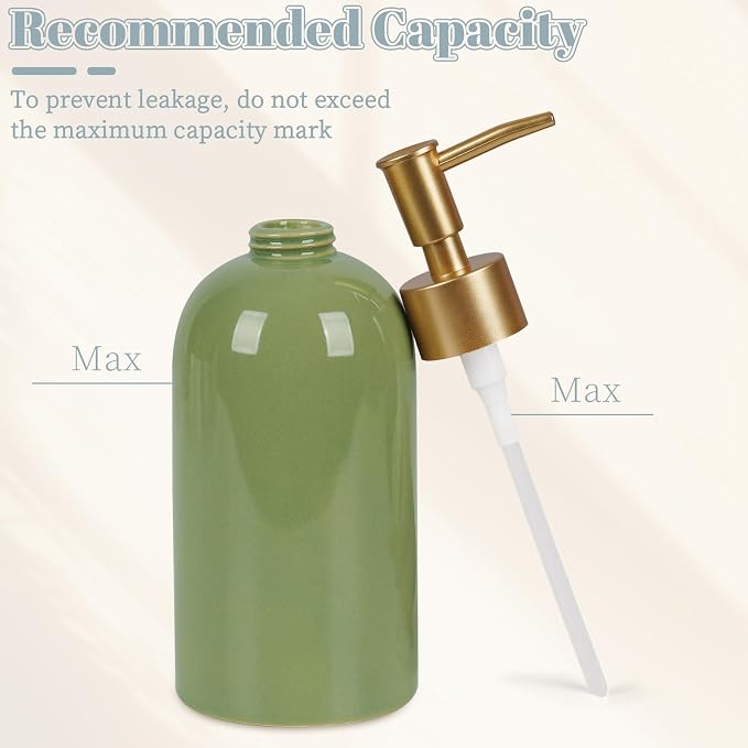Natheeph Soap Dispenser for Bathroom/Kitchen Fill Hand Soap/Dish Soap, 14OZ | - Image 5