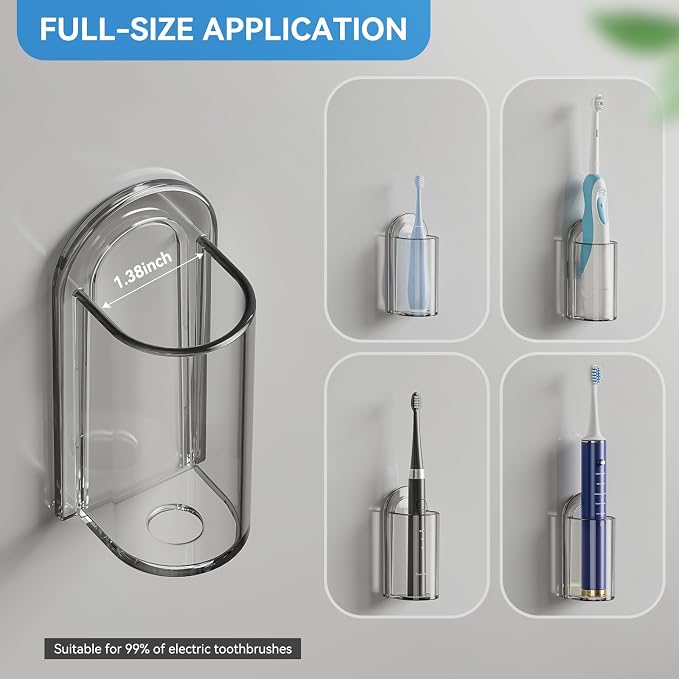 MOPMS Electric Toothbrush Holders Wall Mounted - Image 6