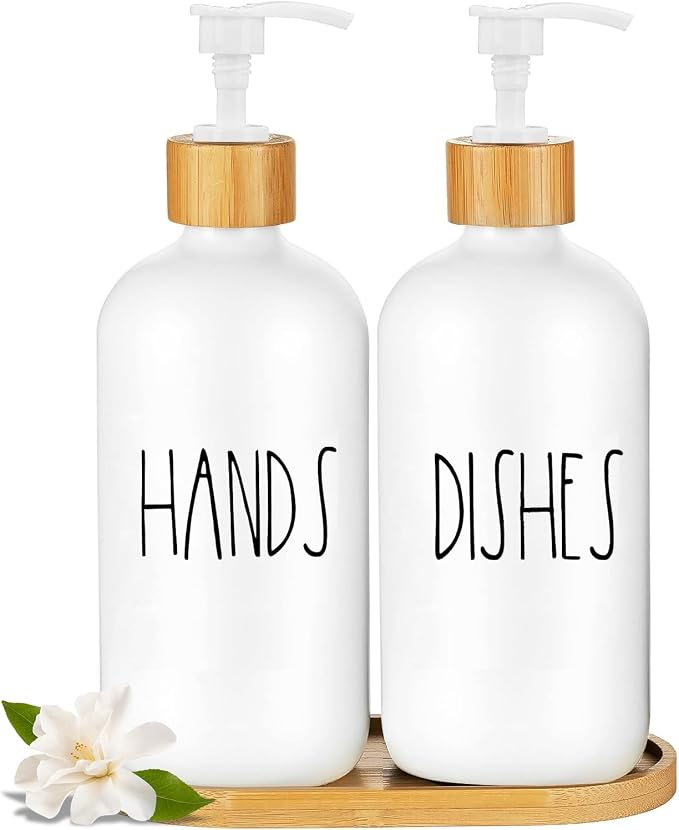 Arktek Glass Soap Dispenser Set by ARKTEK