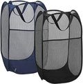 2 Laundry Baskets, pop-up Laundry Baskets, Foldable mesh Laundry Baskets… by BENJUNC