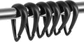 Top-spring Black Shower Curtain Hooks 12Pcs Drop Shaped Hooks by Top-spring