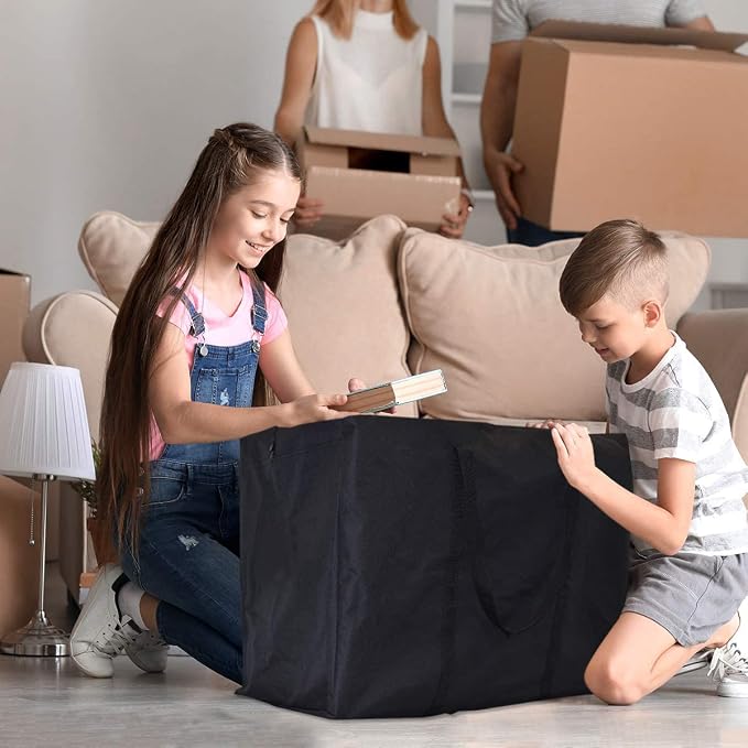 Extra Large Moving Bags with Strong Zippers & Carrying Handles, Storage Bags - Image 5