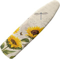 Sunflower Ironing Board Cover and Pad, Dragonfly Iron Board Cover Non-Slip by Hinthetall