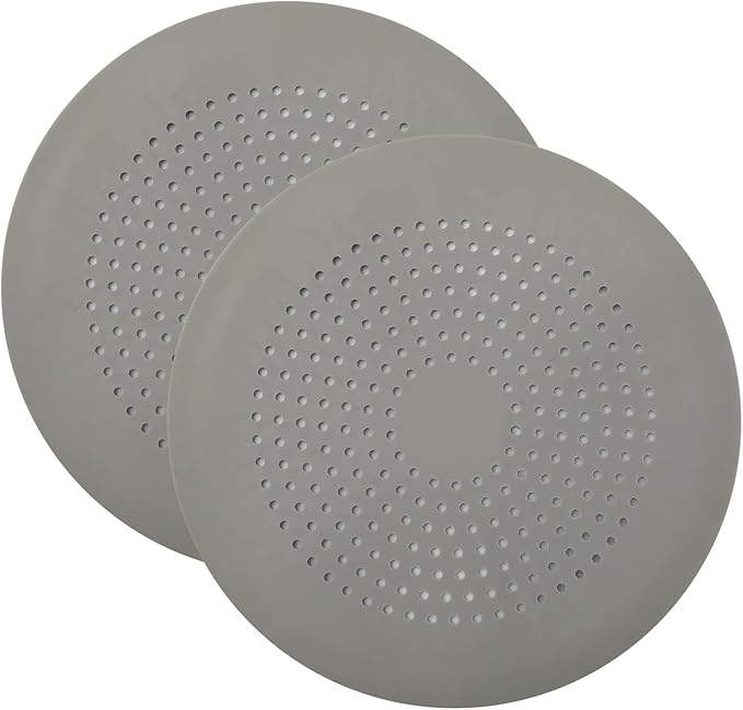 2-Pack Drain Hair Catcher Durable Silicone Hair Stopper Shower Drain Covers by QiyuanLS