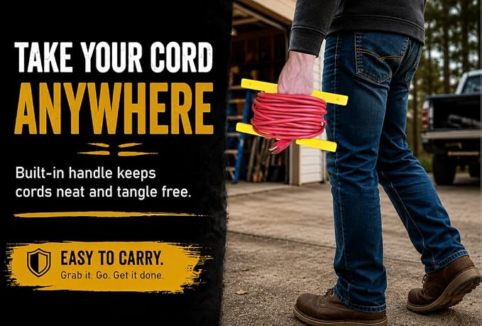 Poly Heavy Duty Extension Cord Storage Reel - Image 6