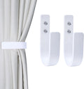 2 Pack Curtain Tiebacks Natural Wood Curtain Holdbacks, Wall-Mounted U-Shaped by OCIOLI