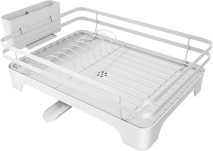 Kitsure Multi-Functional Dish Drying Rack, 15.7" x 12.0" x 5.5", Rust-Proof by Kitsure
