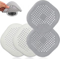 4 Pack Drain Hair Catcher Durable Silicone Hair Stopper Shower Drain Covers by QiyuanLS