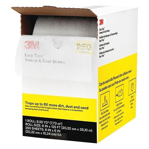 3M Easy Trap Sweep and Dust Sheets, 1 Roll of 60, Picks up 8x More by 3MIndustrial