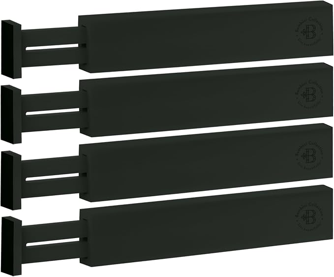 4-Pack Drawer Dividers 2.6-Inch High Dresser Organizer 16 to 22 Inch, Spring - Image 9