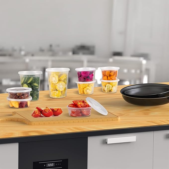 TashiBox [8 oz-50 Sets Plastic food storage containers - Image 7