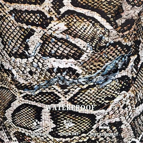 Snake Printed Laundry Basket Oxford Cloth Foldable Hamper 18.9x16.5 Inch - Image 5