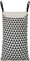 Adjustable Space Saving over Door Hanging Laundry Hamper Bag by HDHYK