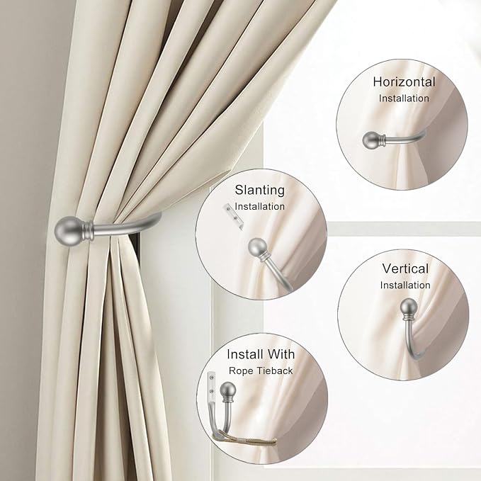 Silver Curtain Holdbacks - Image 4