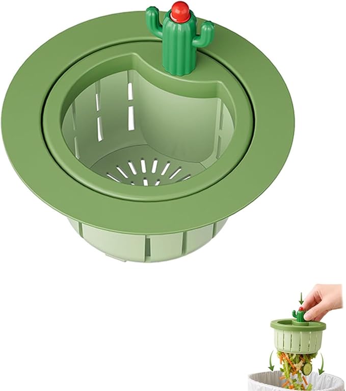 Cactus Kitchen Sink Drain Strainer, Cactus Sink Strainer Basket Fine Mesh by LEDeng