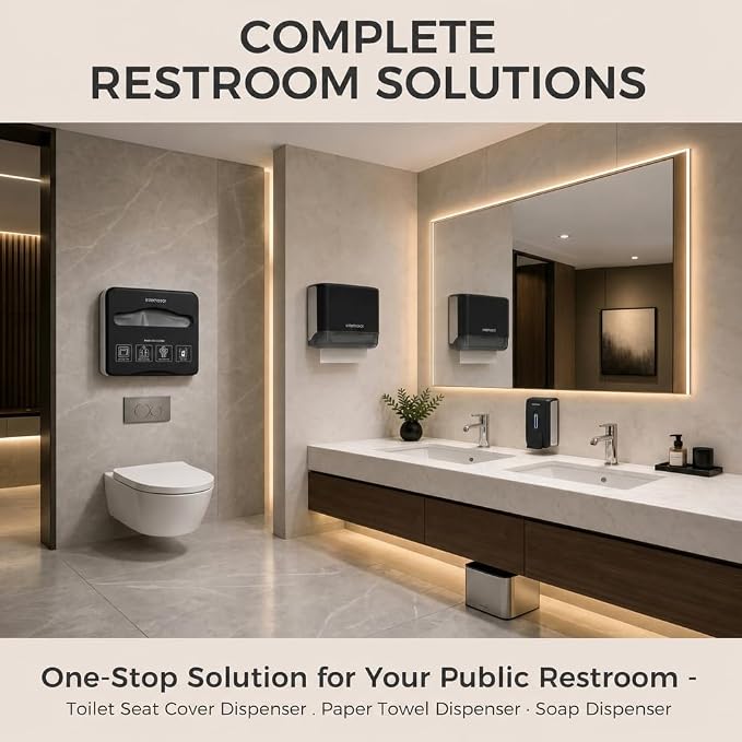 interhasa! Commercial Hand Soap Dispenser Wall Mount | Dual-Lock Design - Image 7