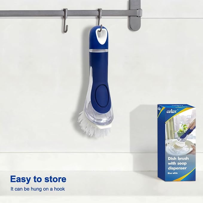 CELOX Dish Brush with Soap Dispenser, Dish Washing Wand - Image 8