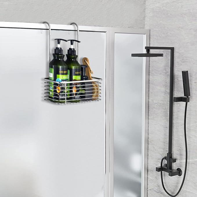 YQh hanging shower rack, bathroom storage rack, shampoo bracket, the back hook - Image 3