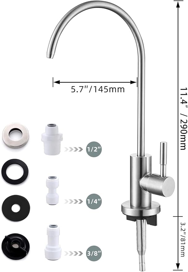 Drinking Water Faucet, Lead-Free Reverse Osmosis Faucets - Image 7