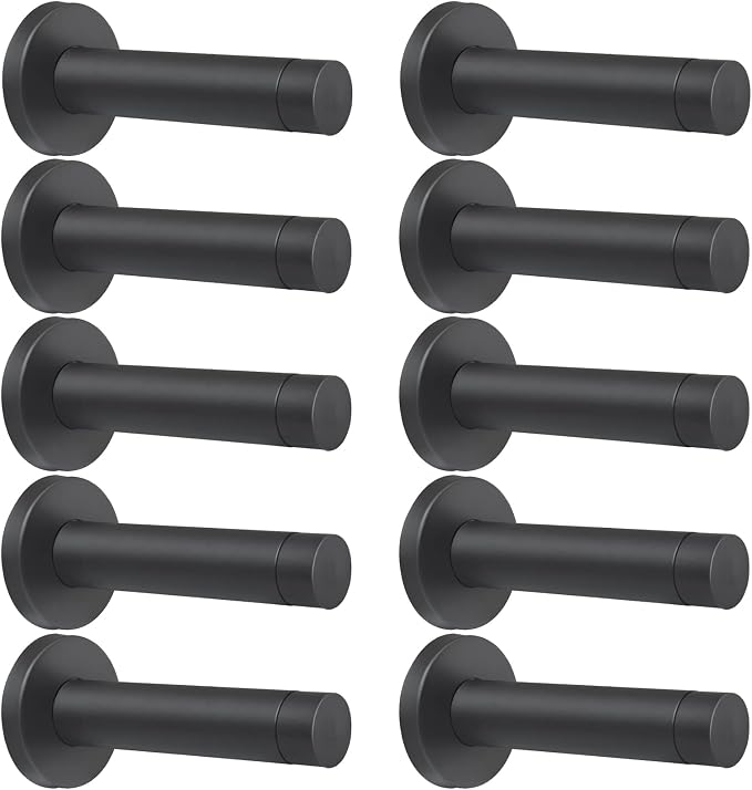 DOKU 10Pcs Door Stop, 3.5 Inch Heavy Duty 304 Stainless Steel Door Stopper by DOKUHOME