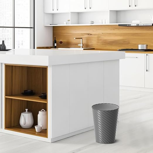 Lysam Bathroom Trash Can 3 Pack, 1.8 Gallon Small Trash Can - Image 8