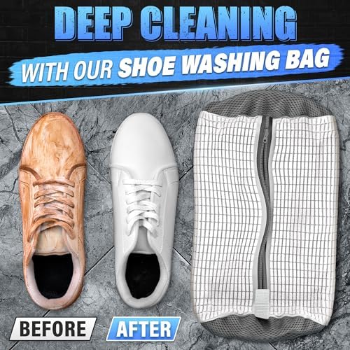 2 Pcs Reusable Shoe Washing Machine Bag, XXL - Image 4