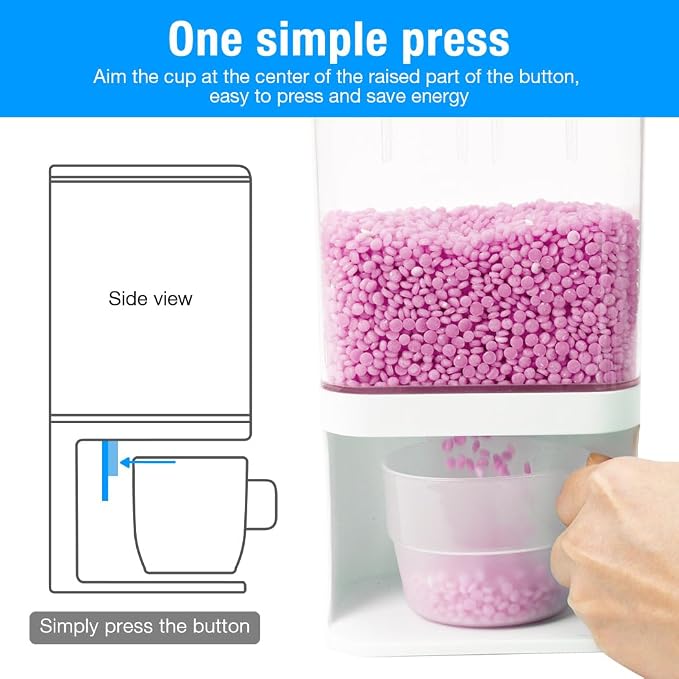 Conworld Laundry Detergent Dispenser, Wall Mounted Laundry Beads Dispenser - Image 4