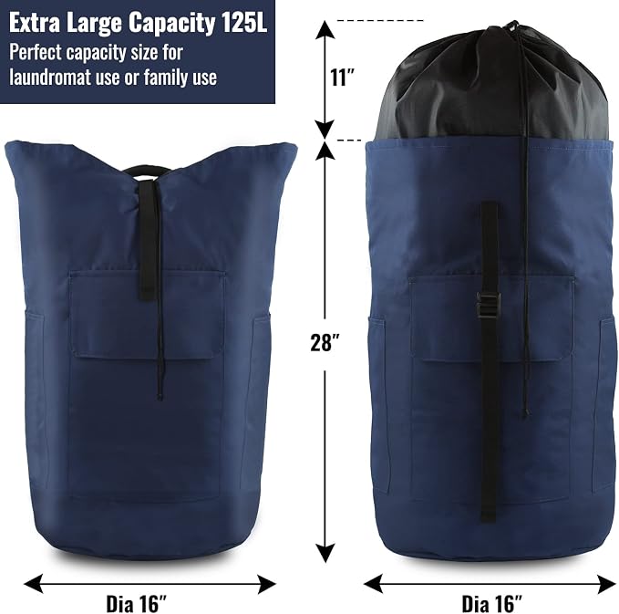Laundry Backpack Bag 125L Extra Large, Heavy Duty - Image 2