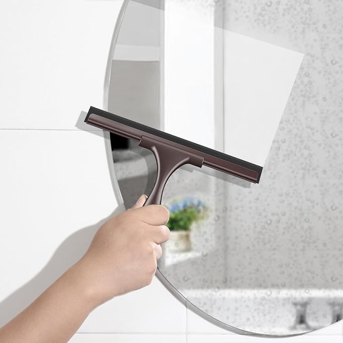SetSail Squeegee for Shower Glass Door, 10 Inches, Bronze | Stainless Steel - Image 5