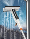 3-in-1 Glass Cleaning Kit: Durable Metal Pole, Silicone Scraper, high-Pressure by DENSAIL