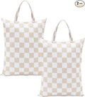 Ohocut Checkered 2 Pcs Large Travel Laundry Bags by Ohocut