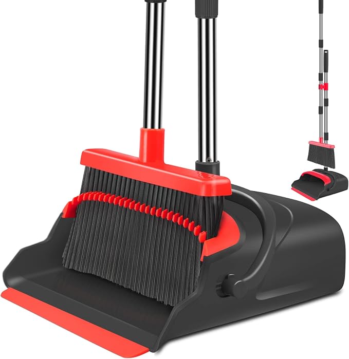 Upgrade Broom and Dustpan Set, Broom by Kelamayi