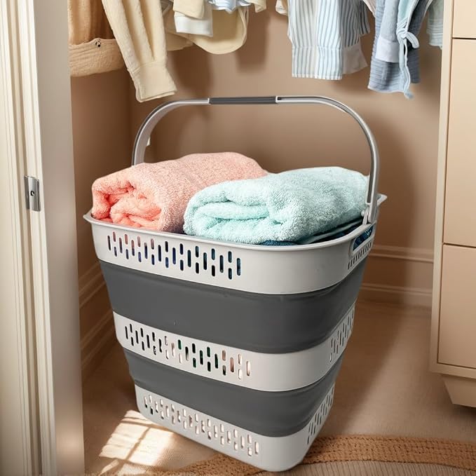 SAMMART 38L Collapsible Laundry Basket - Image 6