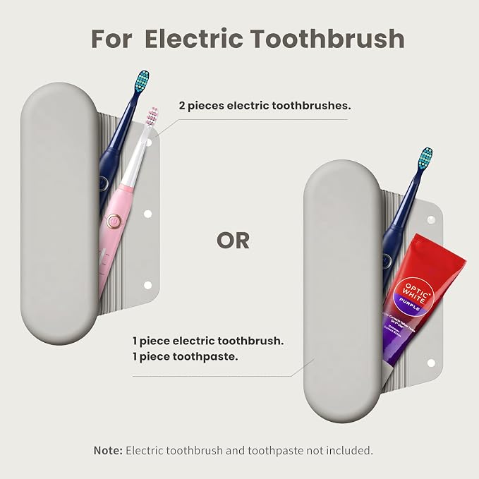 Silicone Electric Toothbrush Travel Case, Manual Toothbrush Travel Cover - Image 2