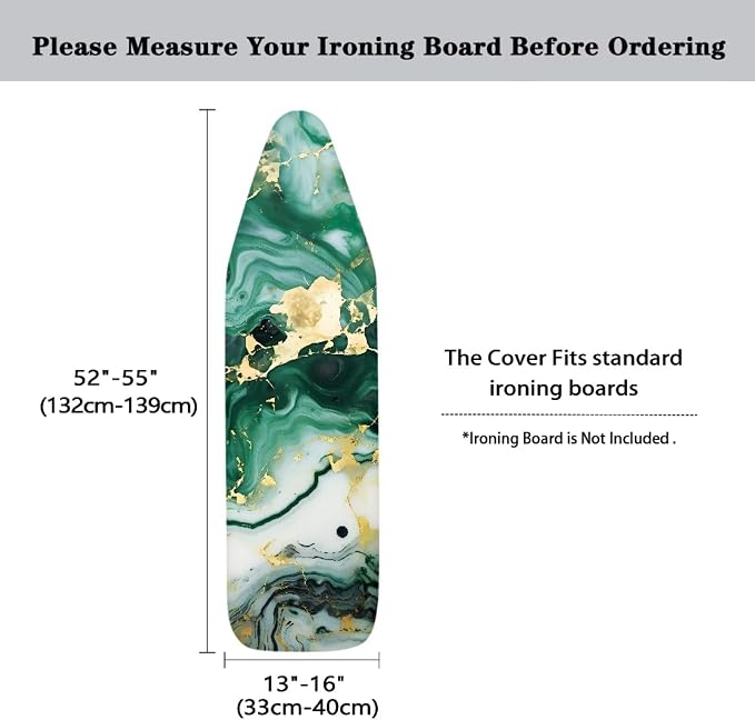 Ironing Board Cover, Elastic Edge Universal Size Fit Standard Ironing Boards - Image 3