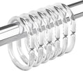 Amazer Plastic Shower Curtain Rings, Shower Curtain Hooks by Amazer