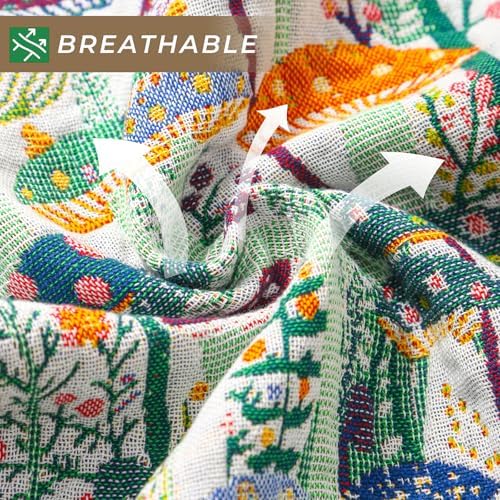 Cotton Mushroom Boho Floral Flour Sack Towels - Image 5