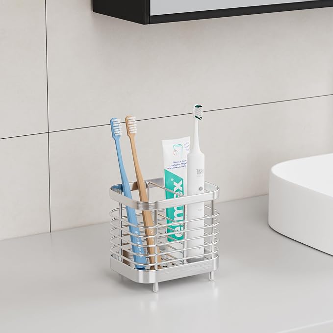 Stainless Steel Electric Toothbrush Holder - Image 3